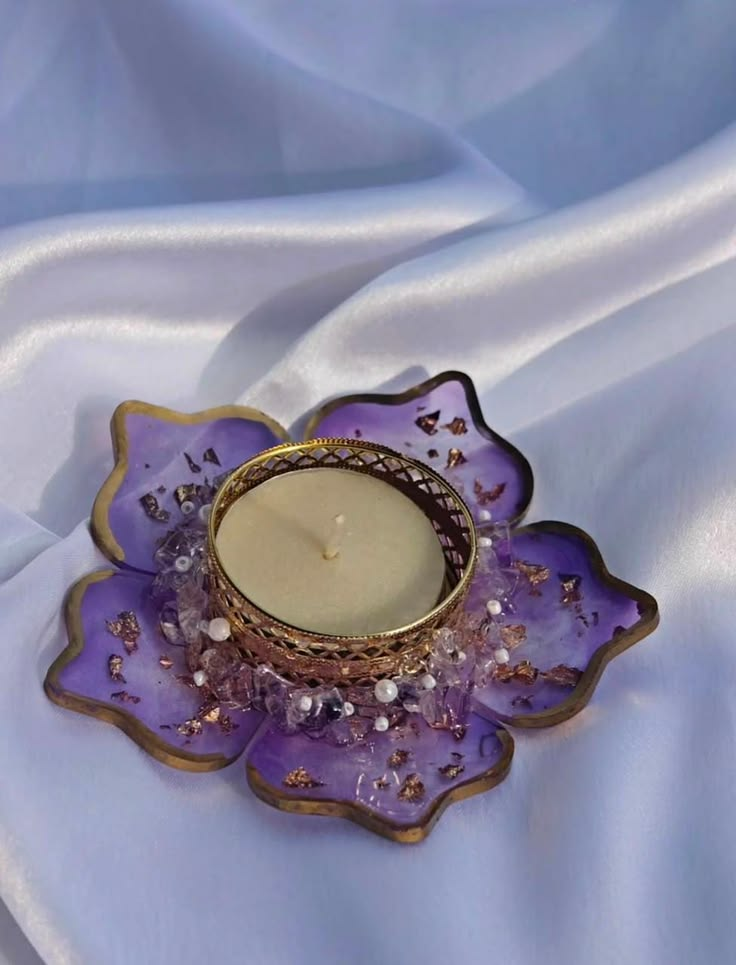 Resin Candle Holder
