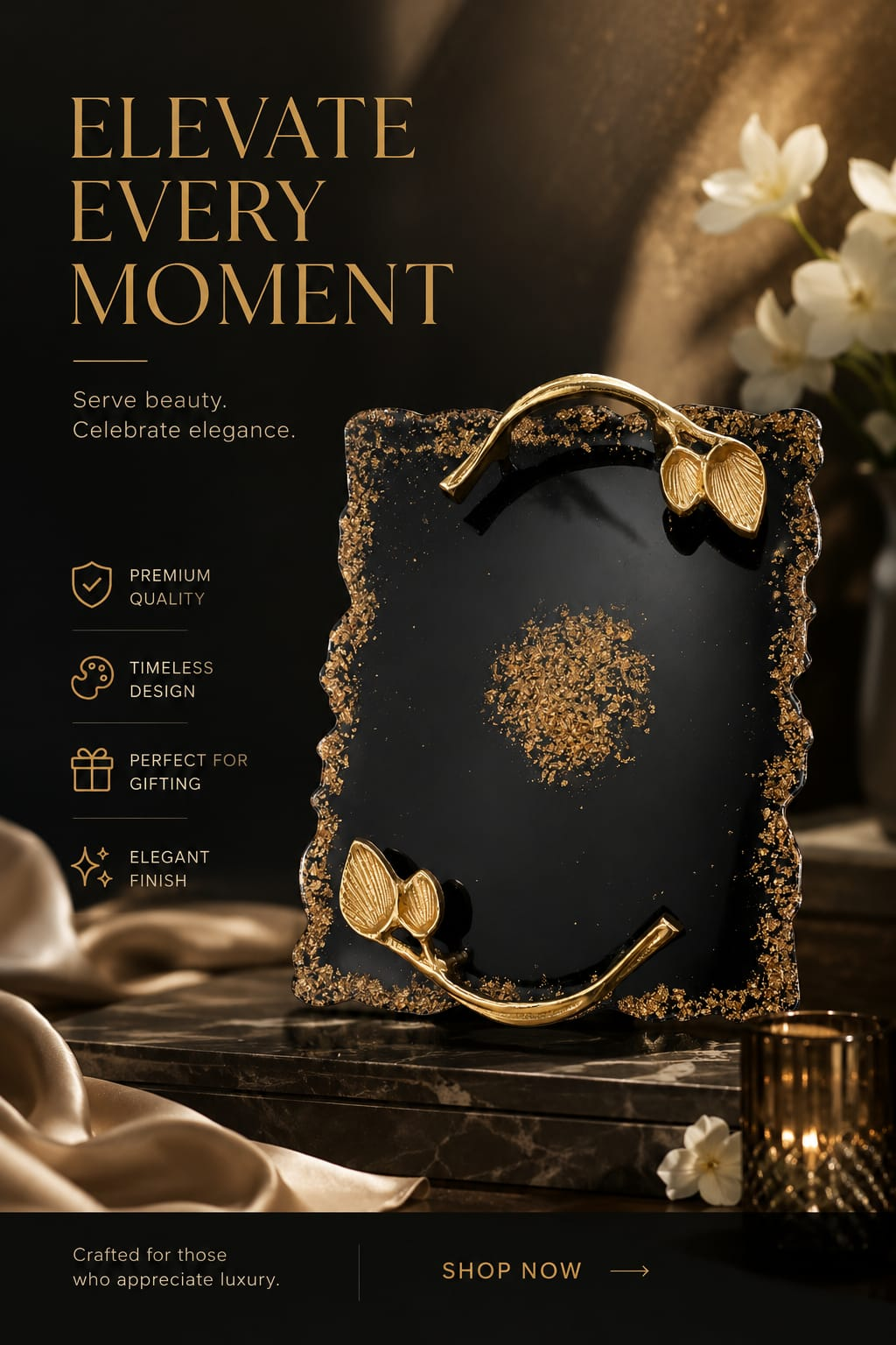 Resin Serving Tray